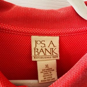 Reddish Mans polo shirt , XL,Jos.A. Bank .
